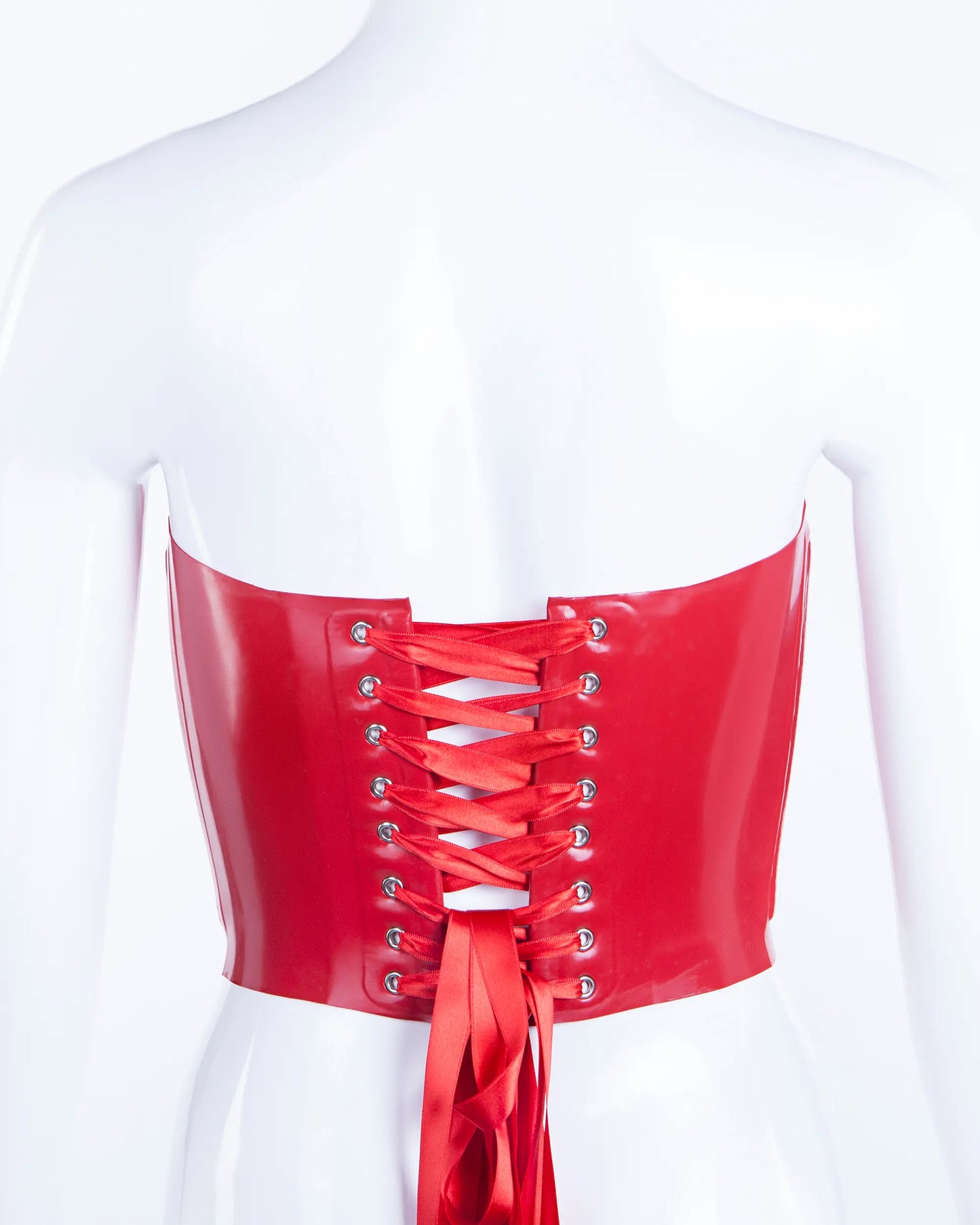 Bustier with front zipper