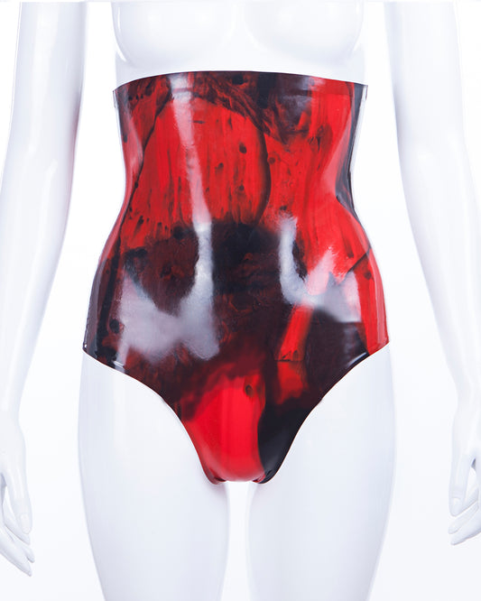 High waist marble knickers
