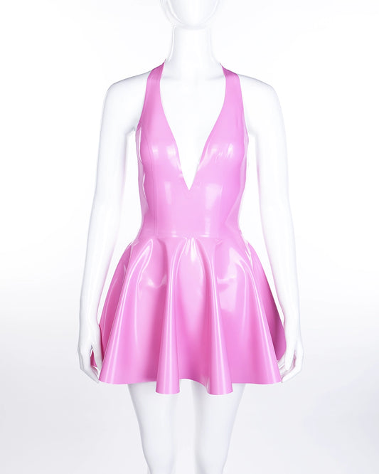 Leslie flare mini dress