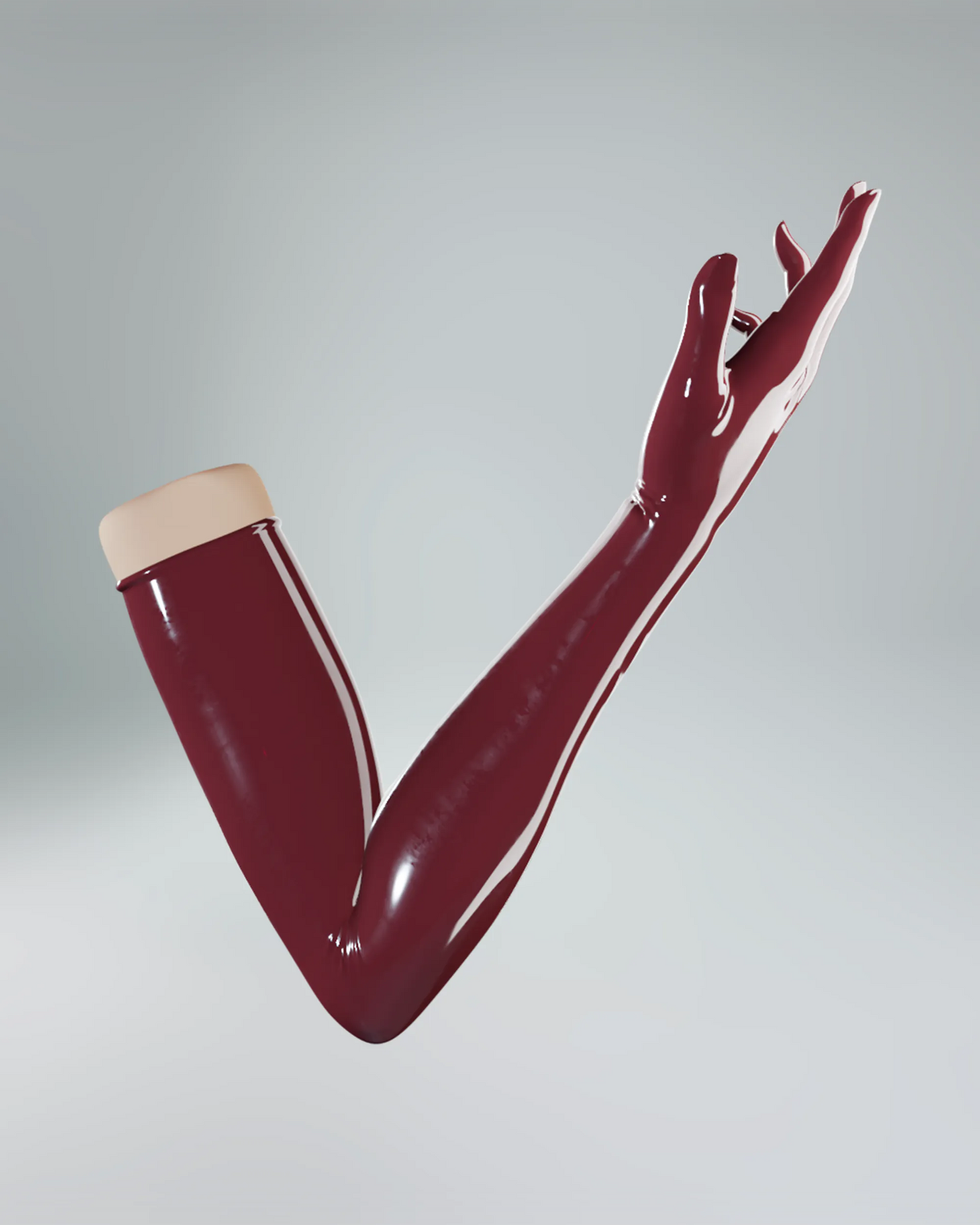 UNIQDSN Dark raspberry opera length gloves