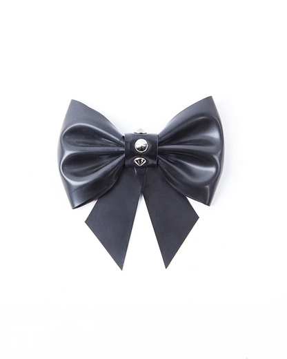 Hair bow with spikes