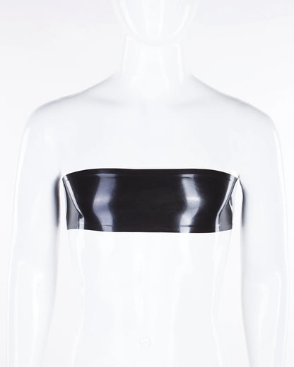 Bandeau top (flat chest)