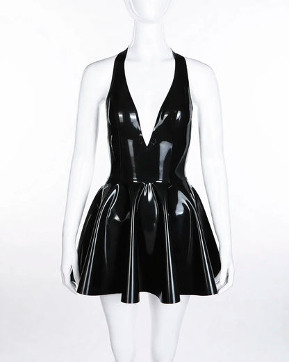 Leslie flare mini dress