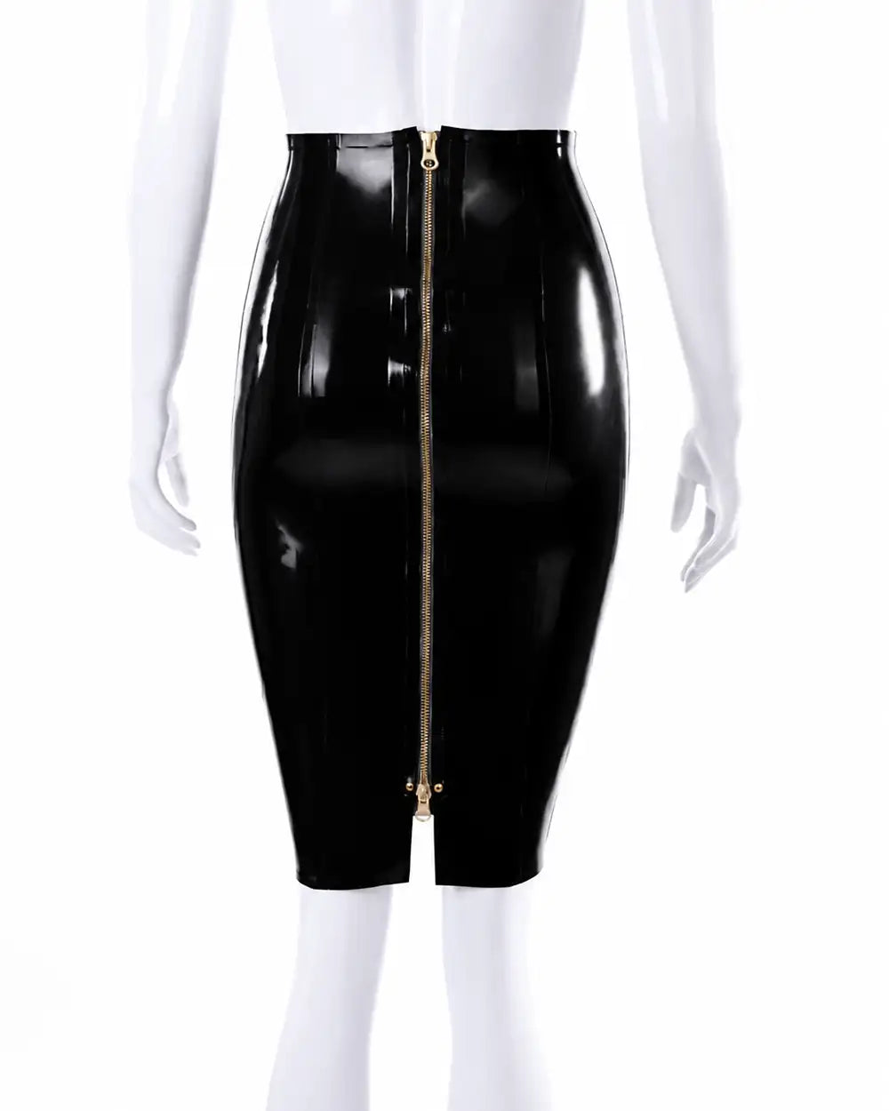 Pencil skirt with full back zipper
