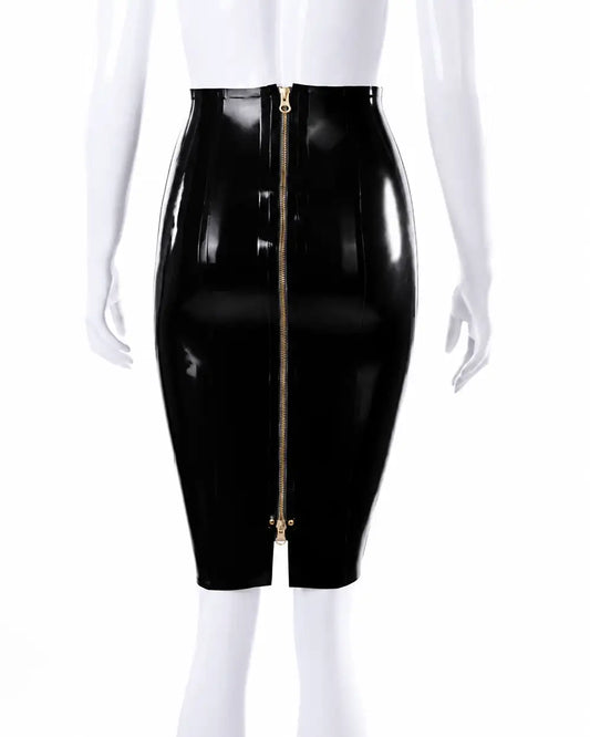 Pencil skirt with full back zipper