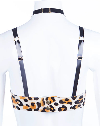 Betty bra with leopard print