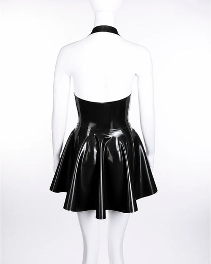 Leslie flare mini dress