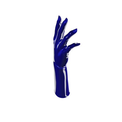 UNIQDSN Cobalt blue mid-arm gloves