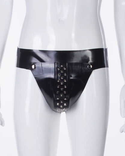 Codpiece jock with spikes