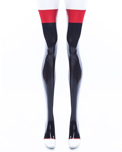 Stockings with contrast