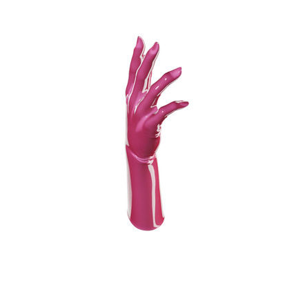 UNIQDSN Dragonfruit pink mid-arm gloves