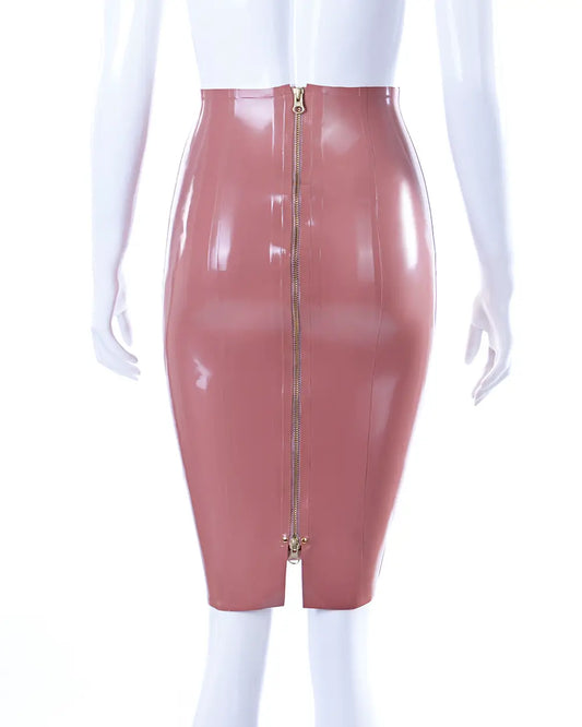 Pencil skirt with full back zipper