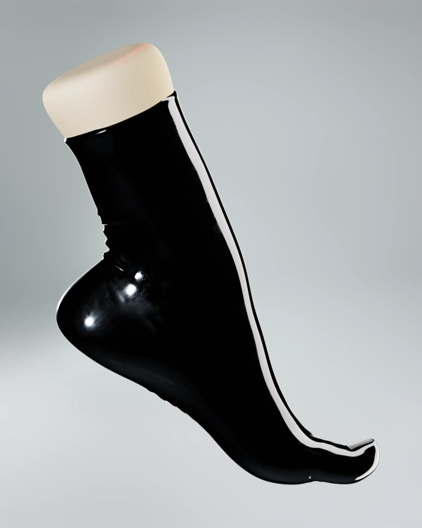 UNIQDSN Obsidian black socks (ankle high)