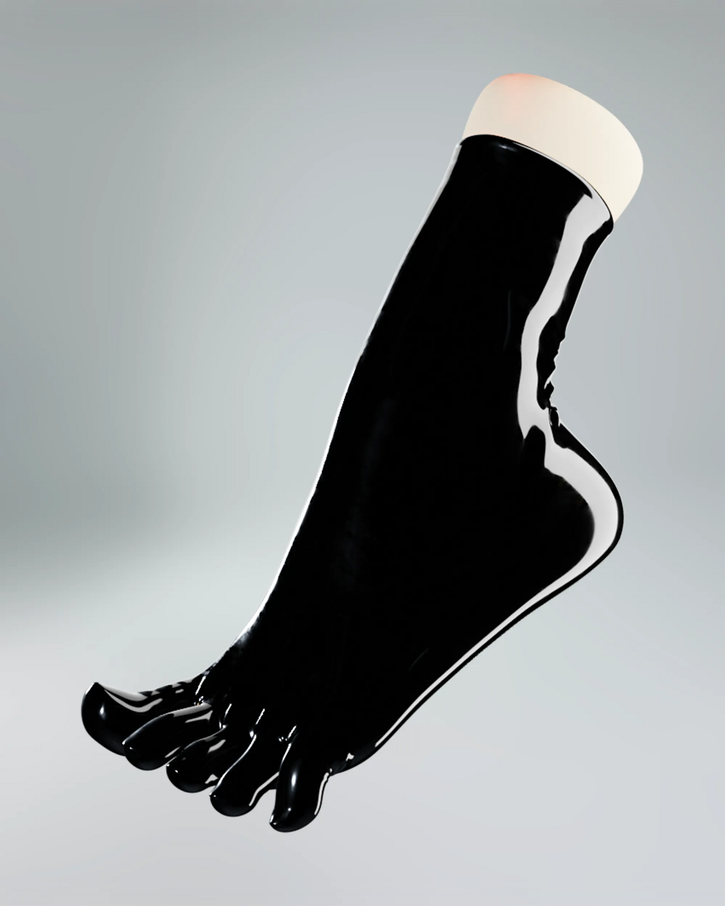 UNIQDSN Obsidian black socks (ankle high)